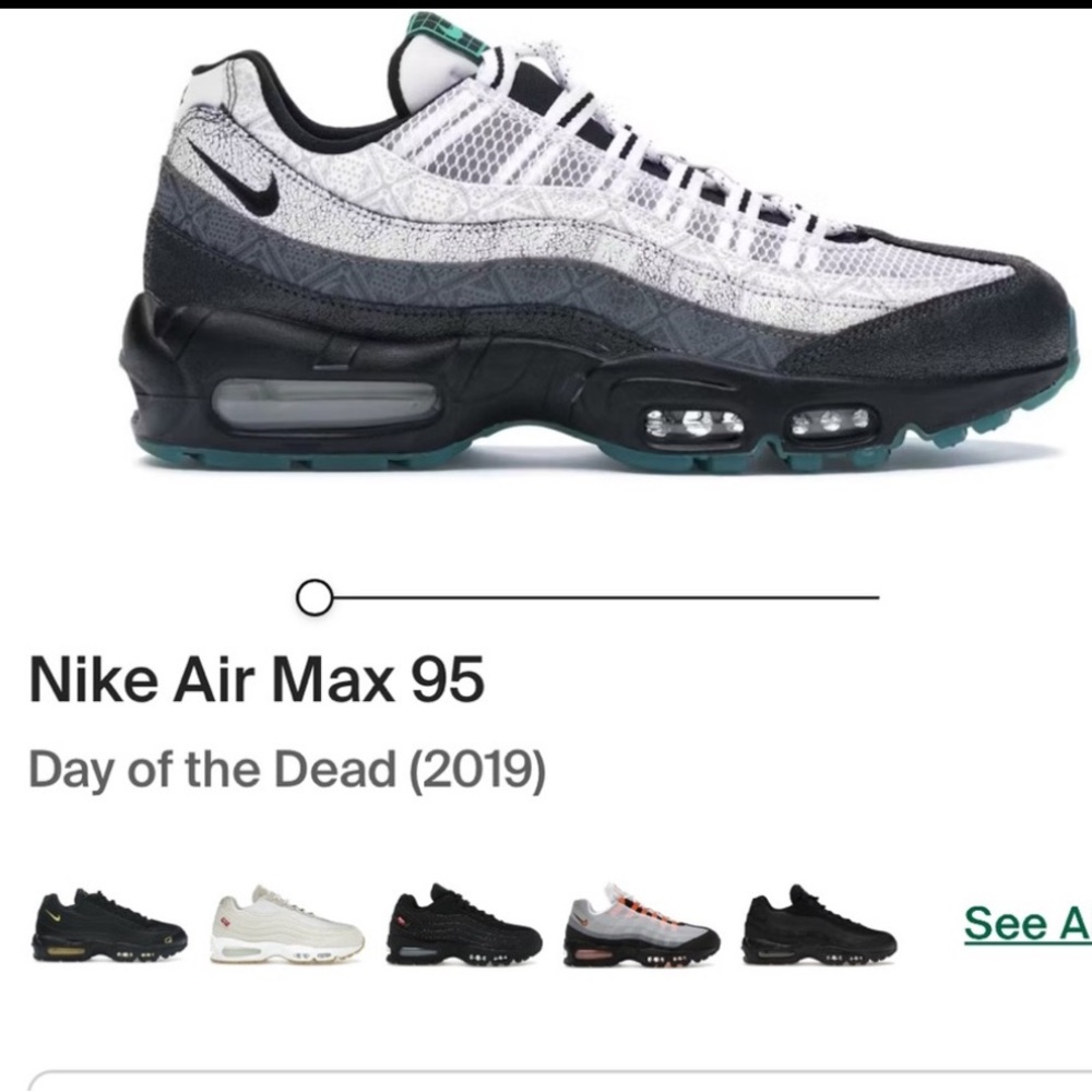 Nike Air Max 95 - Black and White Sneakers